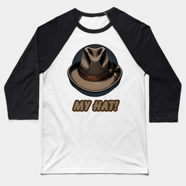 LA Noire MY HAT! Baseball T-Shirt by WickedVirtue